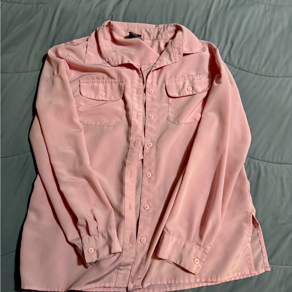 Laura Scott Blush Pink Blouse